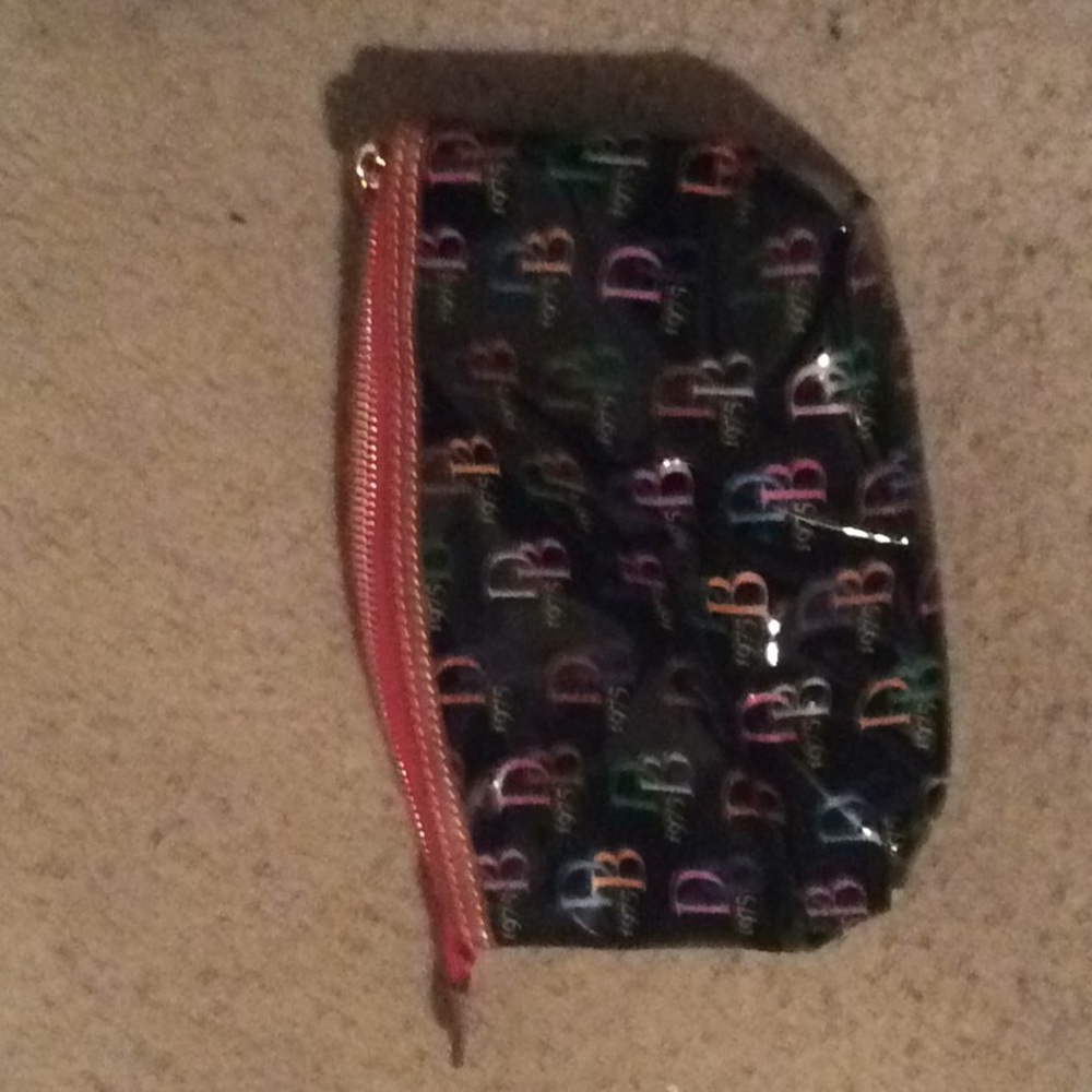 Dooney& Bourke Signature Multi-Color Logo Cosmetic